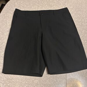 Lululemon Shorts Mens 38 Black Golf Chino Stretch Zip Pocket